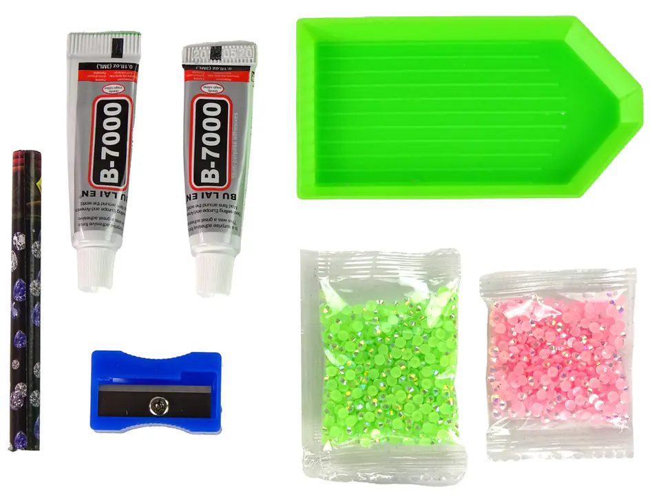 Zestaw DIY Diamentowy Renifer DIY Kryształki Brelok 3D Zielony w sklepie Wasserman.eu