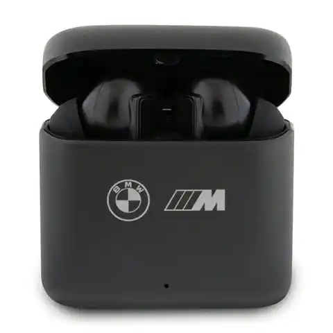 ⁨BMW słuchawki Bluetooth BMWSES20MAMK TWS + stacja dokująca czarny/black M Collection⁩ w sklepie Wasserman.eu