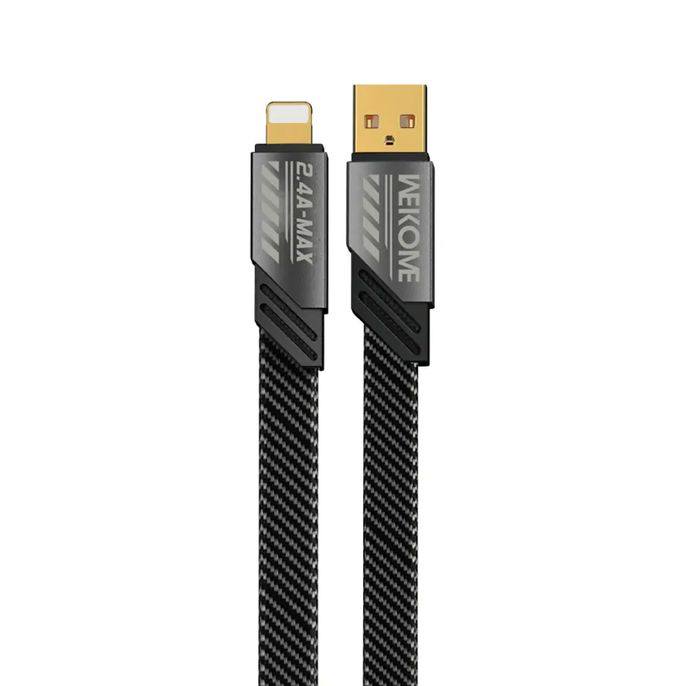 ⁨WEKOME WDC-190 Mecha Series - Kabel połączeniowy USB-A do Lightning Fast Charging 1 m (Tarnish)⁩ w sklepie Wasserman.eu