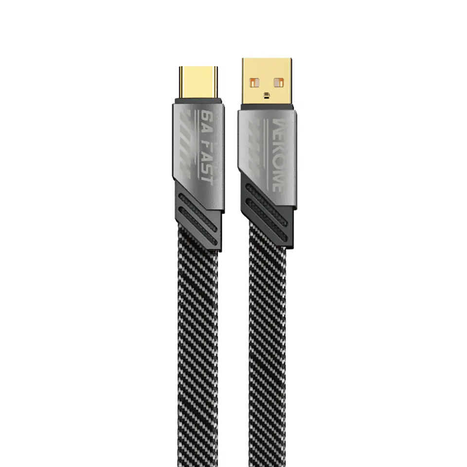 ⁨WEKOME WDC-190 Mecha Series - Kabel połączeniowy USB-A do USB-C Fast Charging 1 m (Tarnish)⁩ w sklepie Wasserman.eu