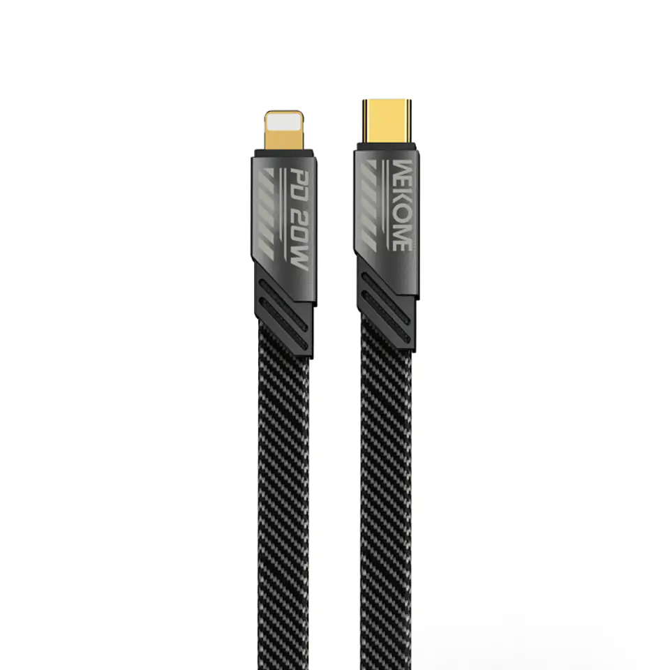 ⁨WEKOME WDC-191 Mecha Series - Kabel połączeniowy USB-C do Lightning PD 20W 1 m (Tarnish)⁩ w sklepie Wasserman.eu