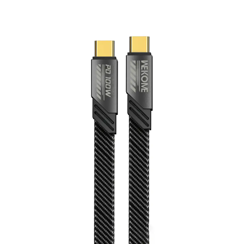 ⁨WEKOME WDC-192 Mecha Series - Kabel połączeniowy USB-C do USB-C 100W Fast Charging 1.2 m (Tarnish)⁩ w sklepie Wasserman.eu