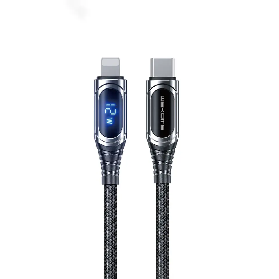 ⁨WEKOME WDC-167 Sakin Series - Kabel połączeniowy USB-C do Lightning Fast Charging PD 20W 1 m (Tarnish)⁩ w sklepie Wasserman.eu