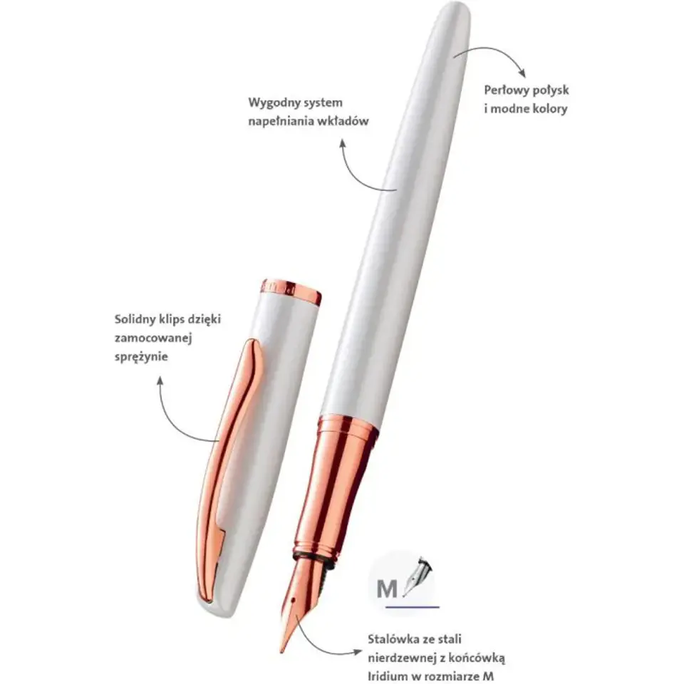 ⁨Pióro wieczne JAZZ NOBLE ELEGANCE białe 400189910 Pelikan⁩ w sklepie Wasserman.eu