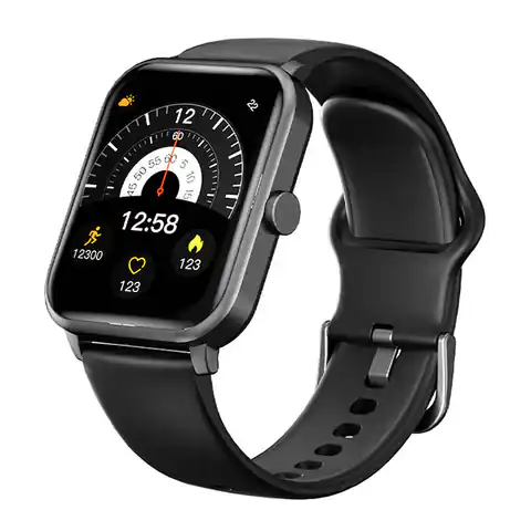 ⁨Smartwatch QCY GTS S2 (czarny)⁩ w sklepie Wasserman.eu
