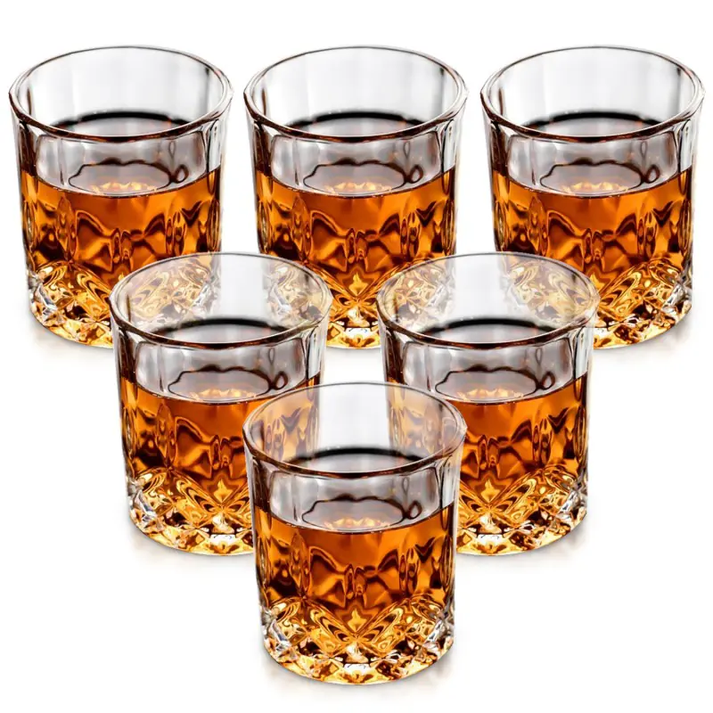 ⁨WHISKEY DRINK GLASSES 227 ML SET 6PCS GLASS02⁩ at Wasserman.eu