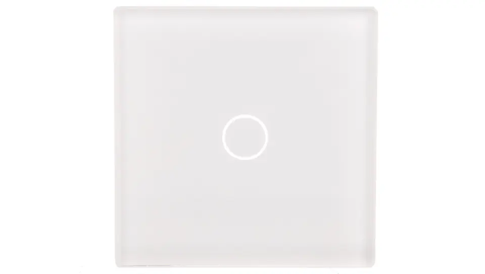 ⁨TouchMe Small glass panel, single connector, white TM530W⁩ at Wasserman.eu