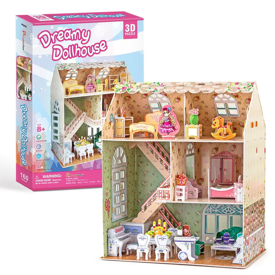 ⁨Puzzle 3D Domek dla lalek Dreamy⁩ w sklepie Wasserman.eu