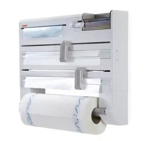 ⁨Leifheit 25723 paper towel holder Wall-mounted paper towel holder White⁩ at Wasserman.eu