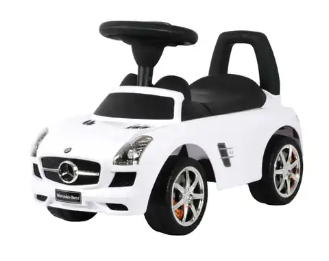 ⁨Jeździk, pchacz dla dzieci Mercedes SLS AMG biały⁩ w sklepie Wasserman.eu