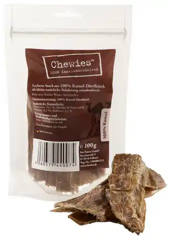 ⁨Chewies Chewing Fun Mięso wielbłąda 100g⁩ w sklepie Wasserman.eu