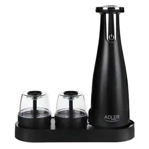 ⁨Adler | Electric Salt and pepper grinder | AD 4449b | Grinder | 7 W | Housing material ABS plastic | Lithium | Mills with cerami⁩ w sklepie Wasserman.eu