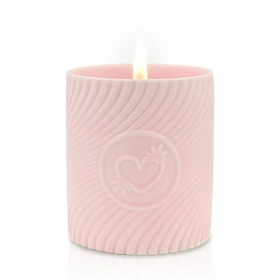 ⁨Świeca do masażu - HighOnLove Pink Massage Candle Lychee Martini⁩ w sklepie Wasserman.eu