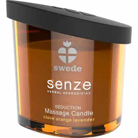 ⁨Świeca do masażu - Swede Senze Massage Candle Seduction 150 ml⁩ w sklepie Wasserman.eu