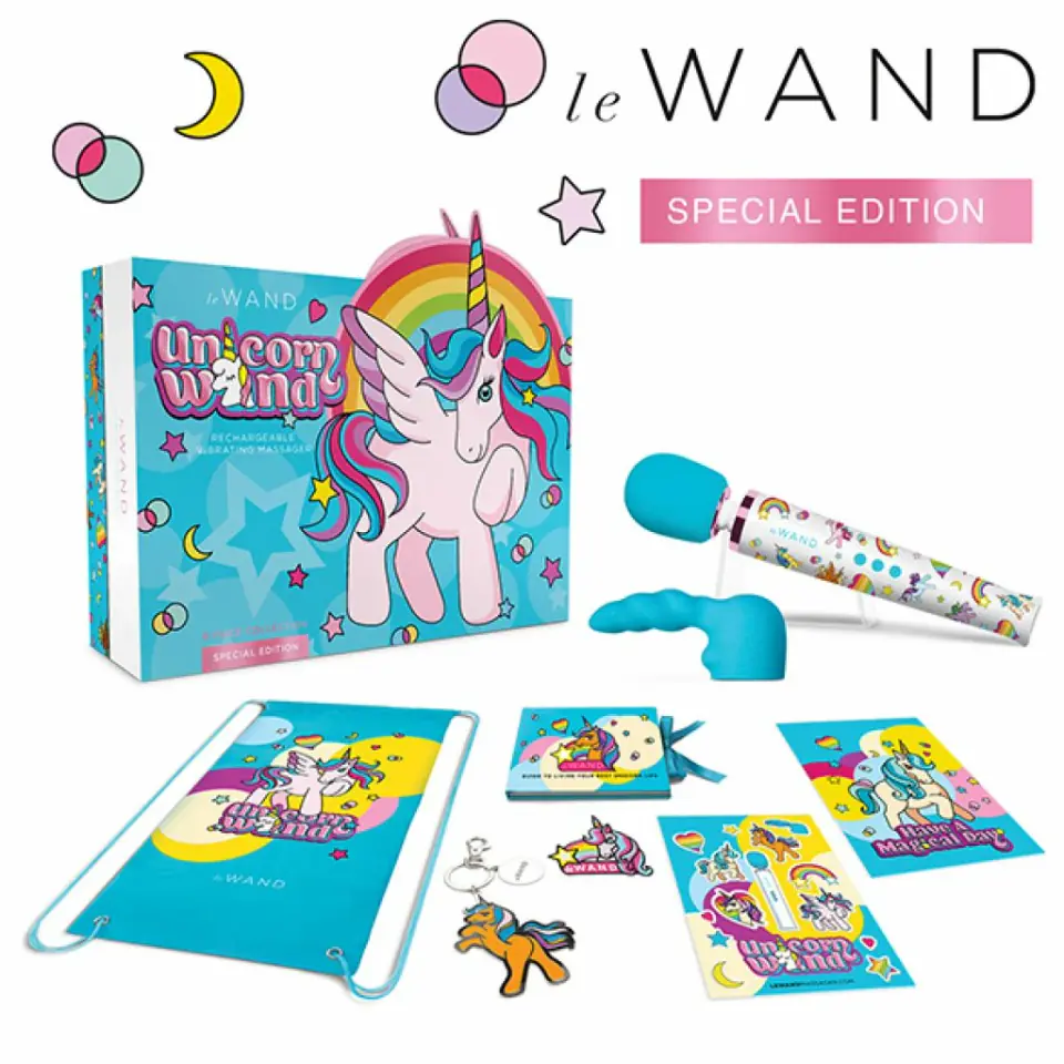 ⁨Zestaw akcesoriów - Le Wand Unicorn Wand 8 Piece Collection⁩ w sklepie Wasserman.eu