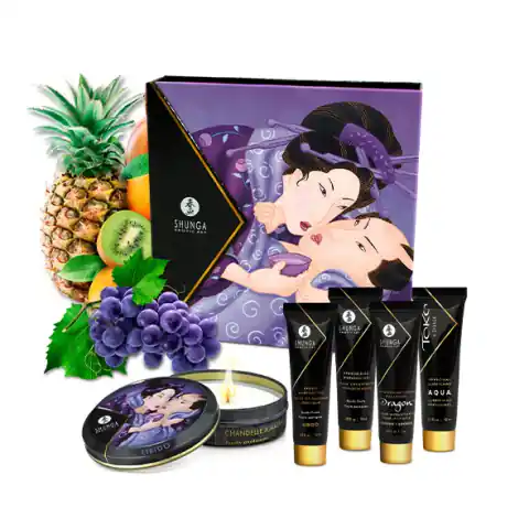 ⁨Zestaw akcesoriów - Shunga Geishas Secret Kit Exotic Fruits⁩ w sklepie Wasserman.eu
