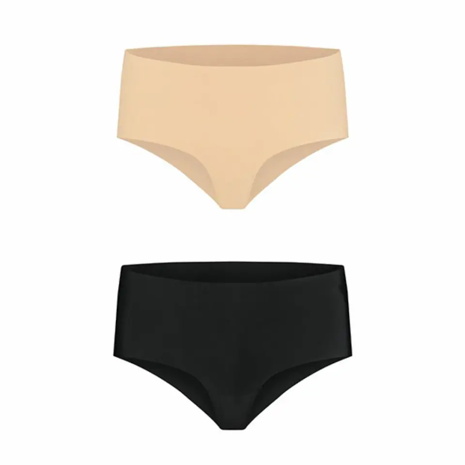 ⁨Niewidzialne majtki - Bye Bra Invisible High Brief Nude + Black M⁩ w sklepie Wasserman.eu