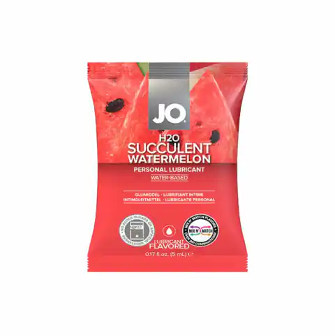 ⁨Lubrykant (saszetka) - System JO H2O Watermelon 5 ml⁩ w sklepie Wasserman.eu