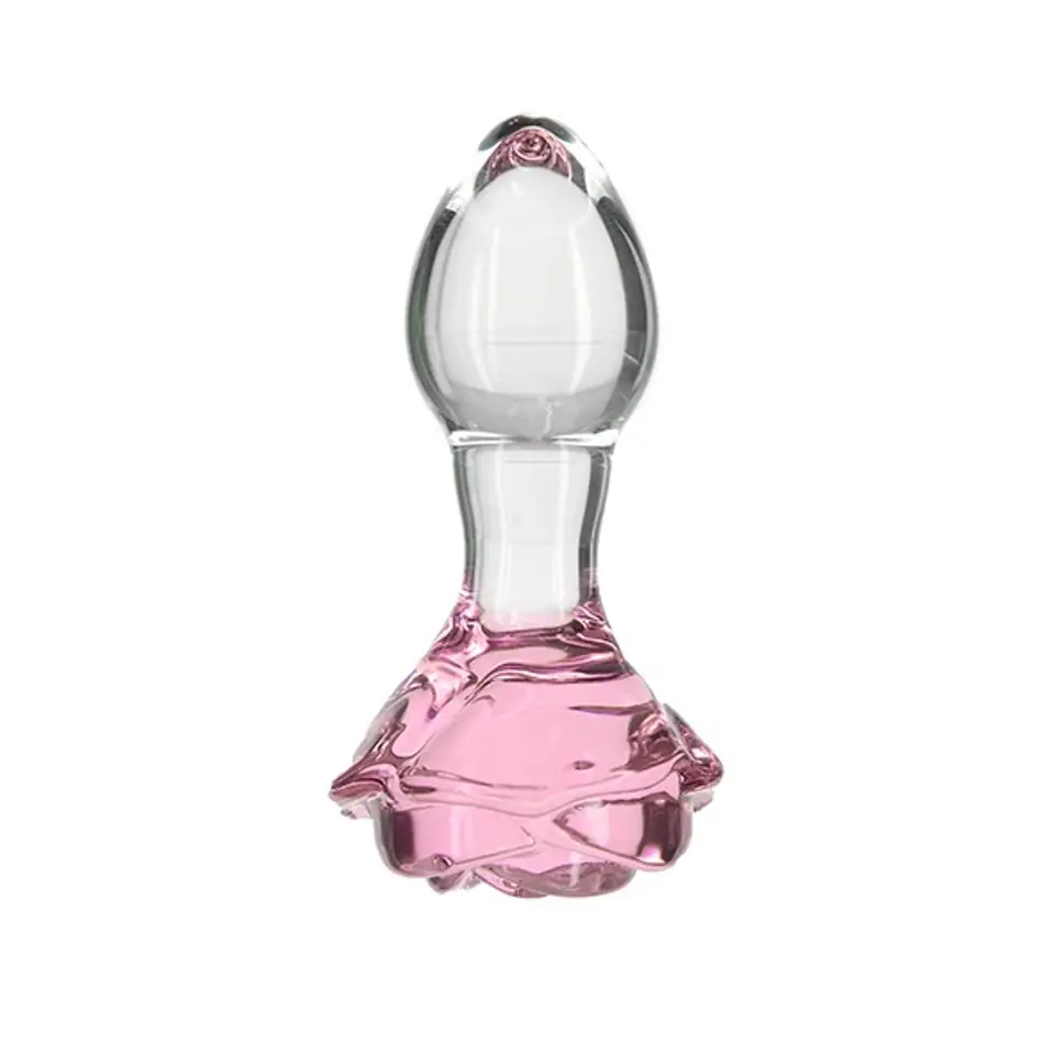 ⁨Pillow Talk Rosy Luxurious Glass Anal Plug⁩ at Wasserman.eu