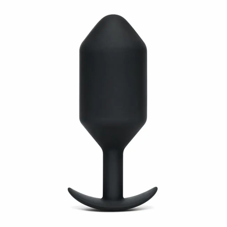 ⁨Plug analny - B-Vibe Snug Plug 7 Black⁩ w sklepie Wasserman.eu