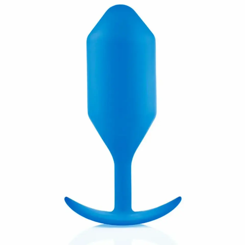 ⁨Plug analny - B-Vibe Snug Plug 5 Blue⁩ w sklepie Wasserman.eu