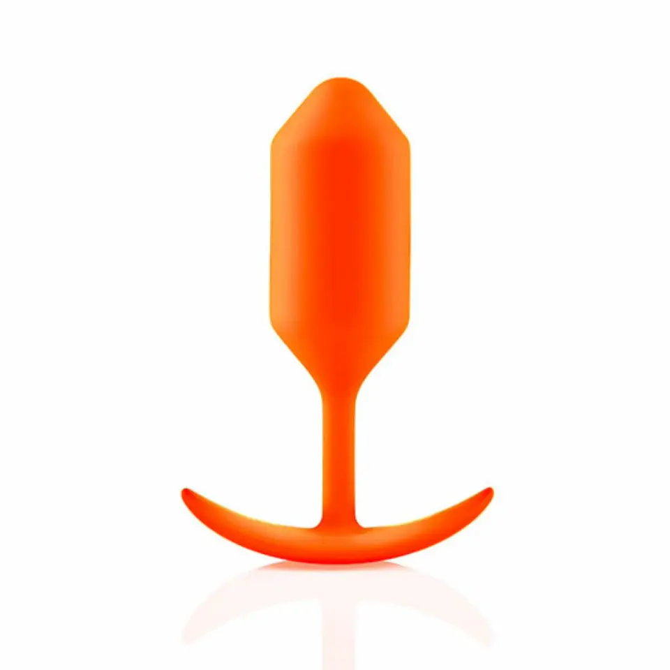 ⁨Plug analny - B-Vibe Snug Plug 3 Orange⁩ w sklepie Wasserman.eu