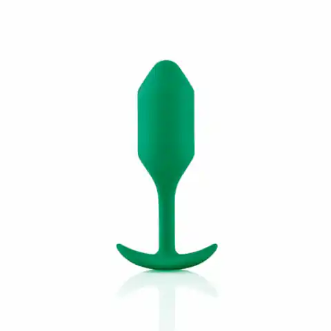 ⁨Plug analny - B-Vibe Snug Plug 2 Green⁩ w sklepie Wasserman.eu