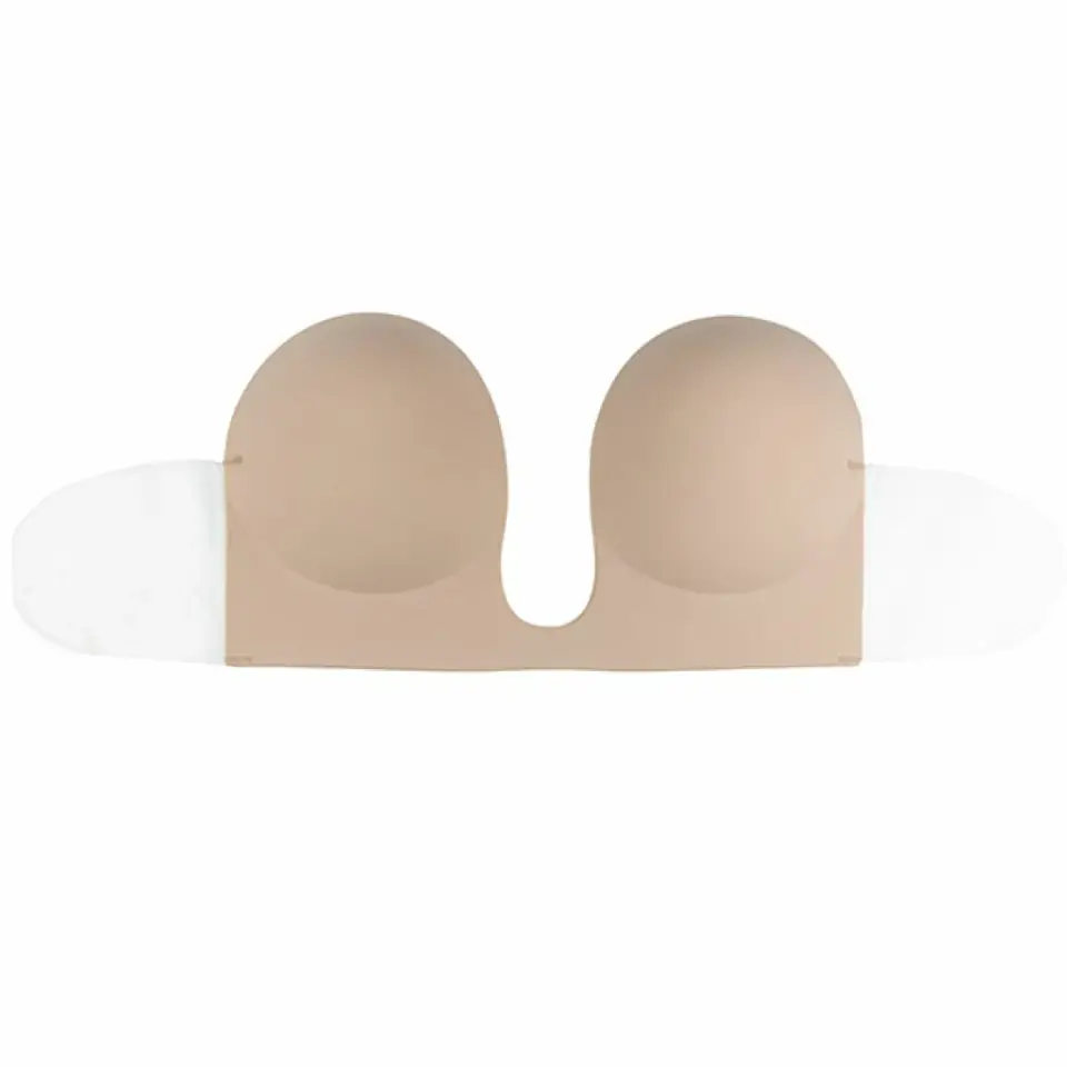 ⁨Biustonosz ze skrzydełkami - Bye Bra Seamless U-Style Bra Miseczka A Nude⁩ w sklepie Wasserman.eu