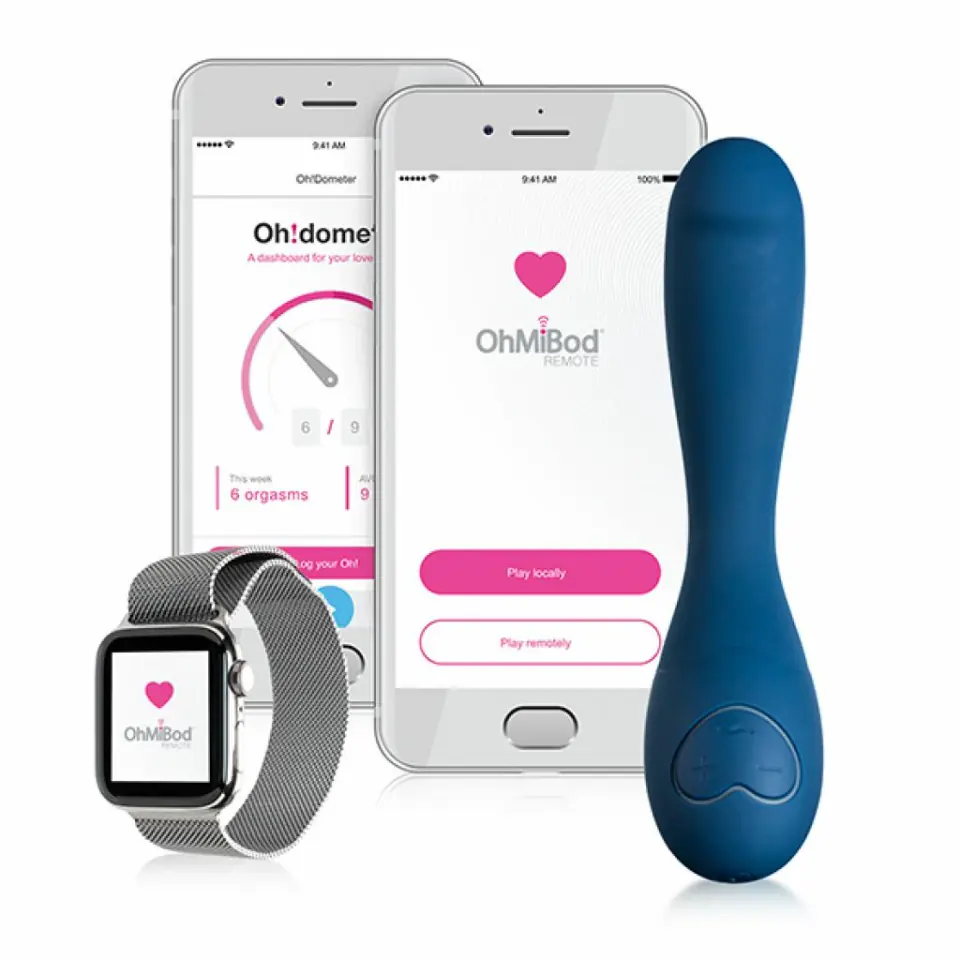 ⁨OhMiBod blueMotion Nex 2 - wibrator G-spot, sterowanie aplikacją, 16,5 cm⁩ w sklepie Wasserman.eu
