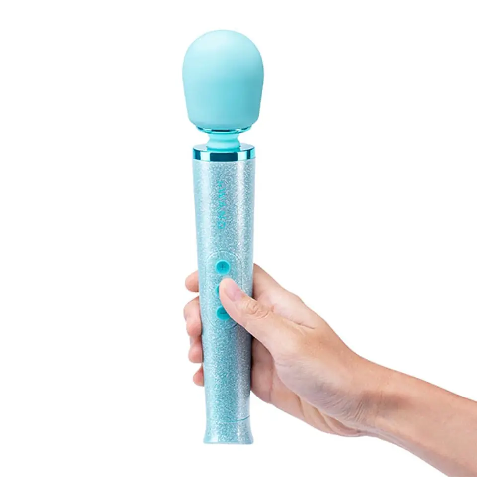 Masażer - Le Wand Petite All That Glimmers Massager Blue w sklepie Wasserman.eu