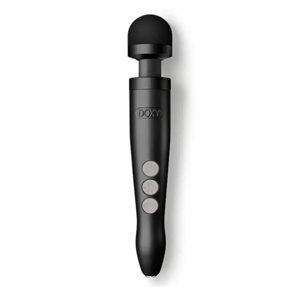 ⁨Masażer - Doxy Die Cast 3R Wand Massager Matte Black⁩ w sklepie Wasserman.eu