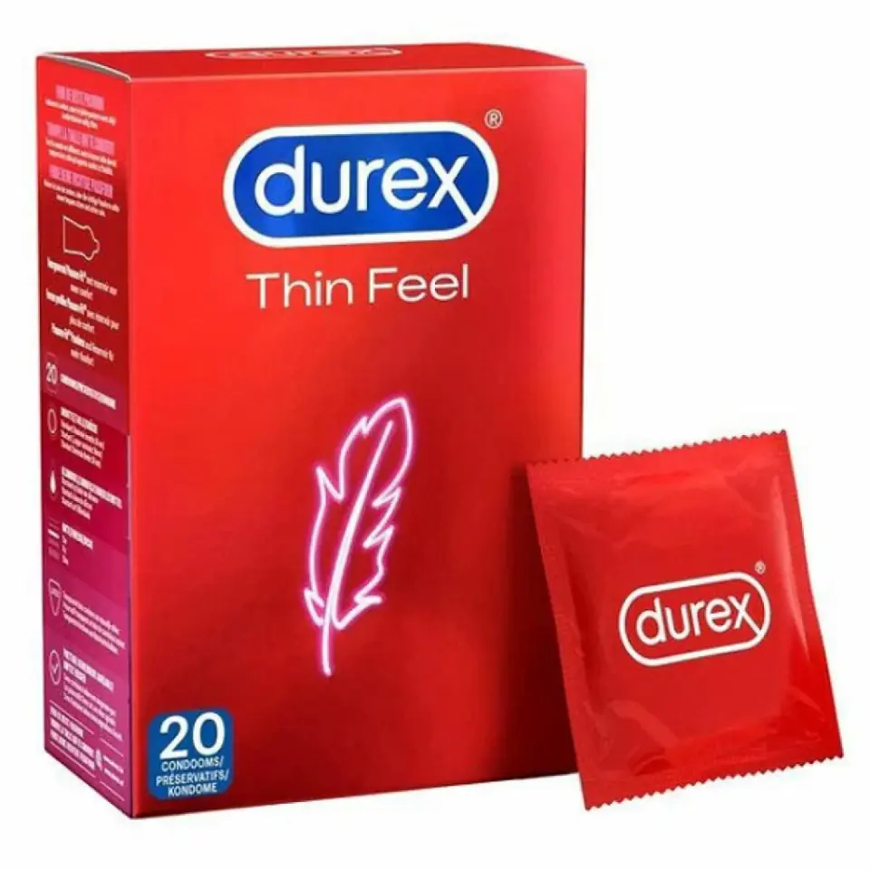 Prezerwatywy cienkie - Durex Thin Feel 20 szt w sklepie Wasserman.eu