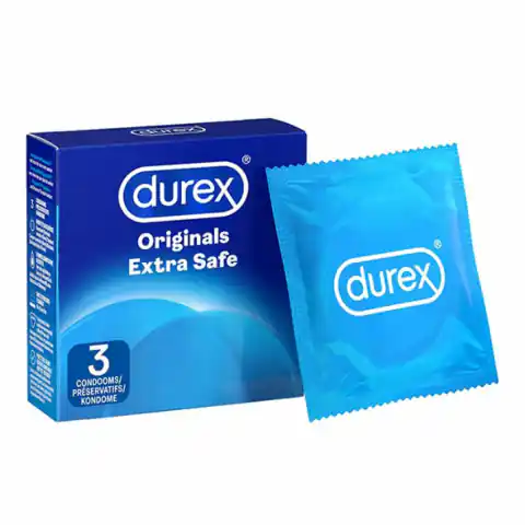 ⁨Prezerwatywy - Durex Originals Extra Safe 3 szt⁩ w sklepie Wasserman.eu