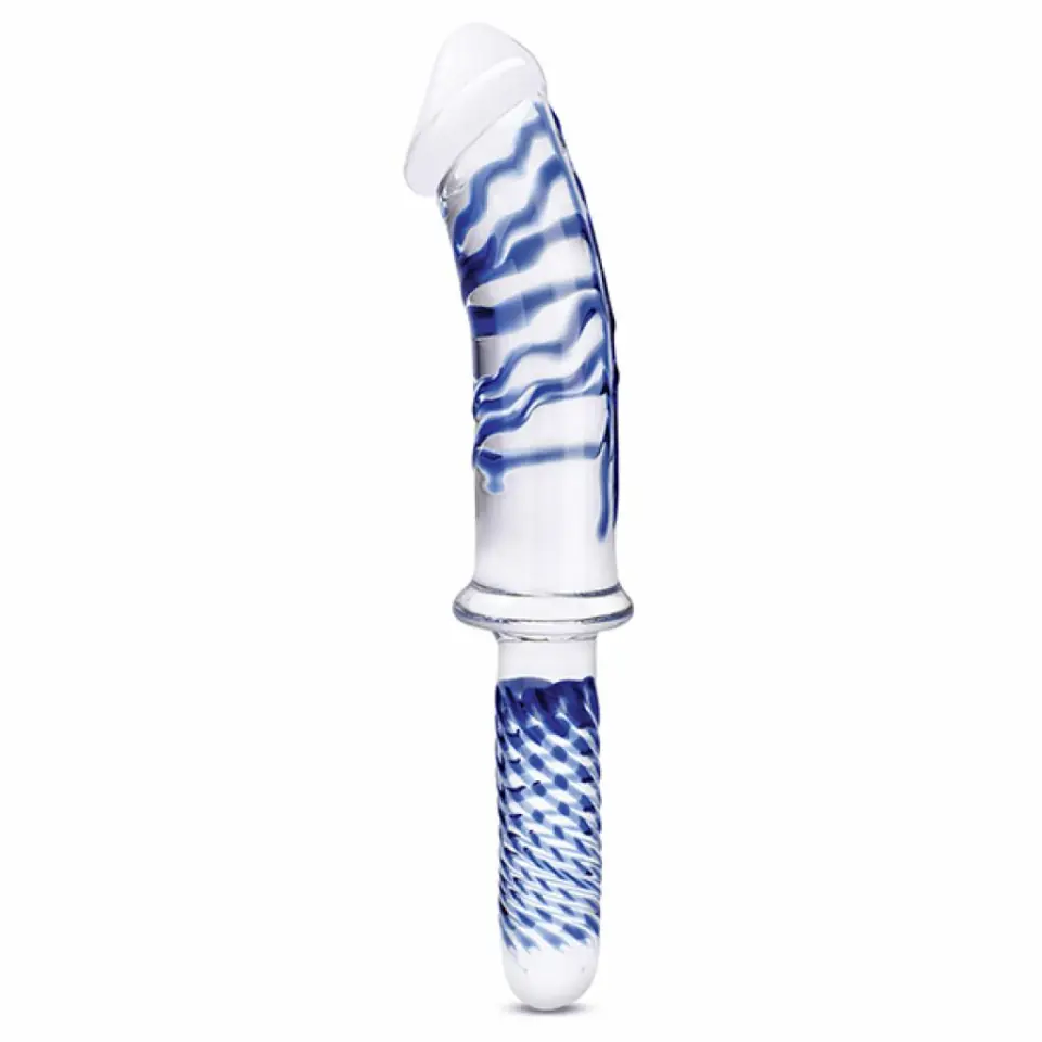 ⁨Szklane dildo - Glas Realistic Double Ended⁩ w sklepie Wasserman.eu