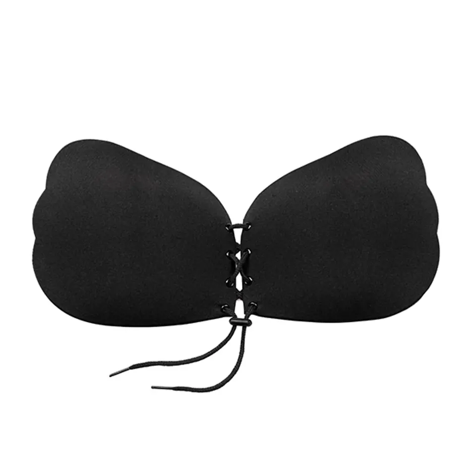 ⁨Biustonosz samonośny - Bye Bra Lace-It Bra Miseczka B Black⁩ w sklepie Wasserman.eu