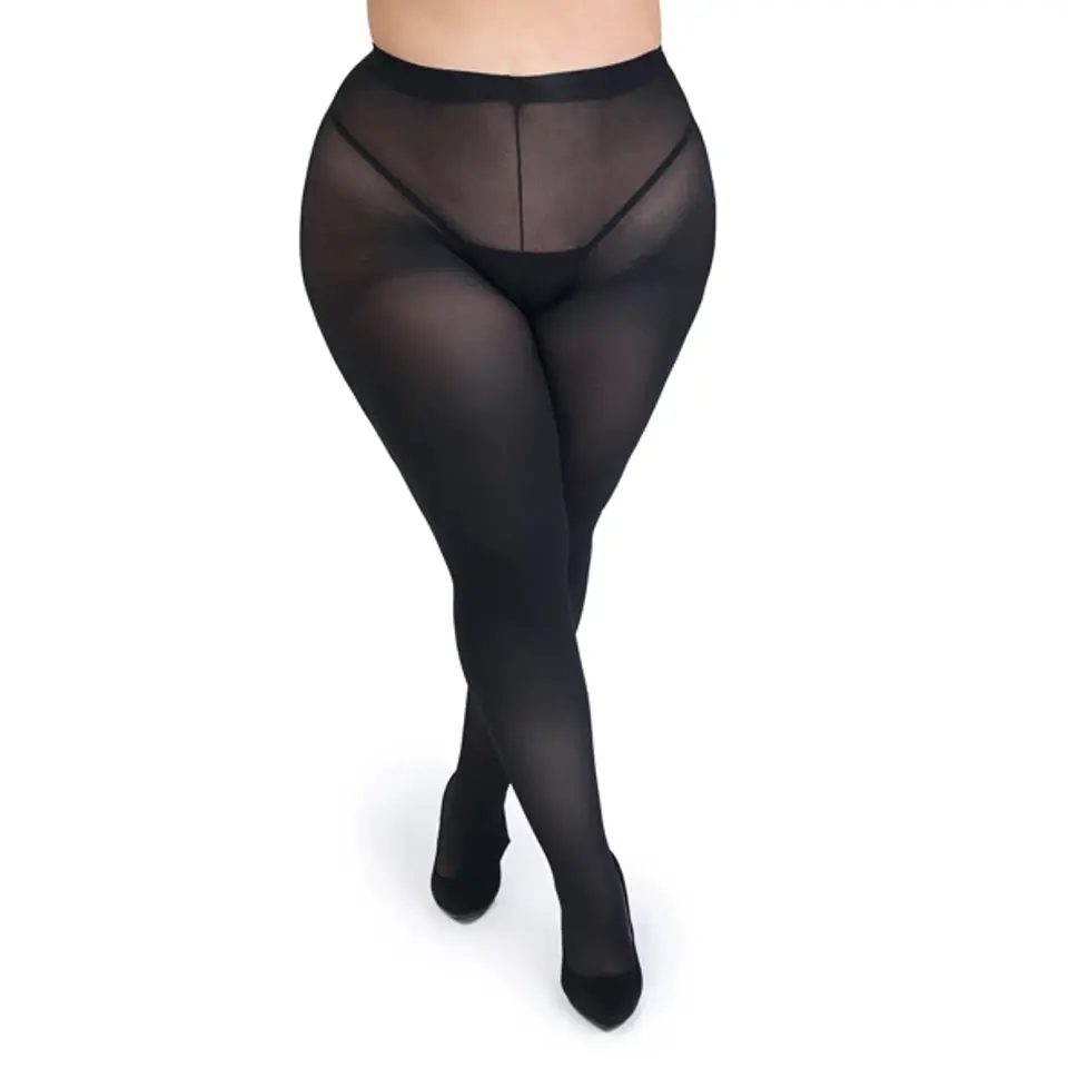 ⁨Fifty Shades of Grey Captivate Spanking Tights Curve czarne rajstopy z otwartym tyłem⁩ w sklepie Wasserman.eu