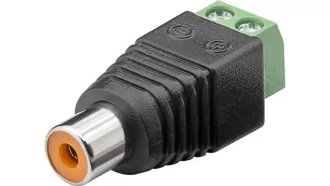 ⁨Cinch/RCA socket - screw mount 76741 /10pcs/⁩ at Wasserman.eu