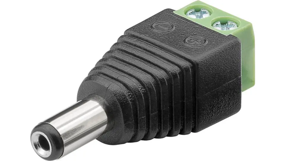 ⁨DC plug (5,50 x 2,10mm) - removable screw 76747 /10pcs/⁩ at Wasserman.eu