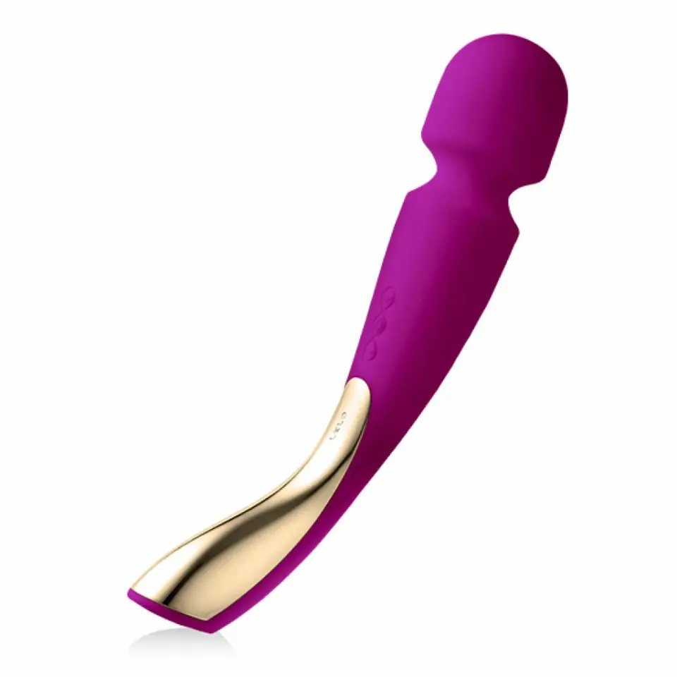 ⁨Masażer - Lelo Smart Wand 2 Medium Deep Rose⁩ w sklepie Wasserman.eu