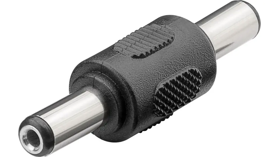 ⁨DC plug adapter / connector (5,5 x 2,1mm) - DC plug (5,5 x 2,1mm) 76752 /10pcs/⁩ at Wasserman.eu
