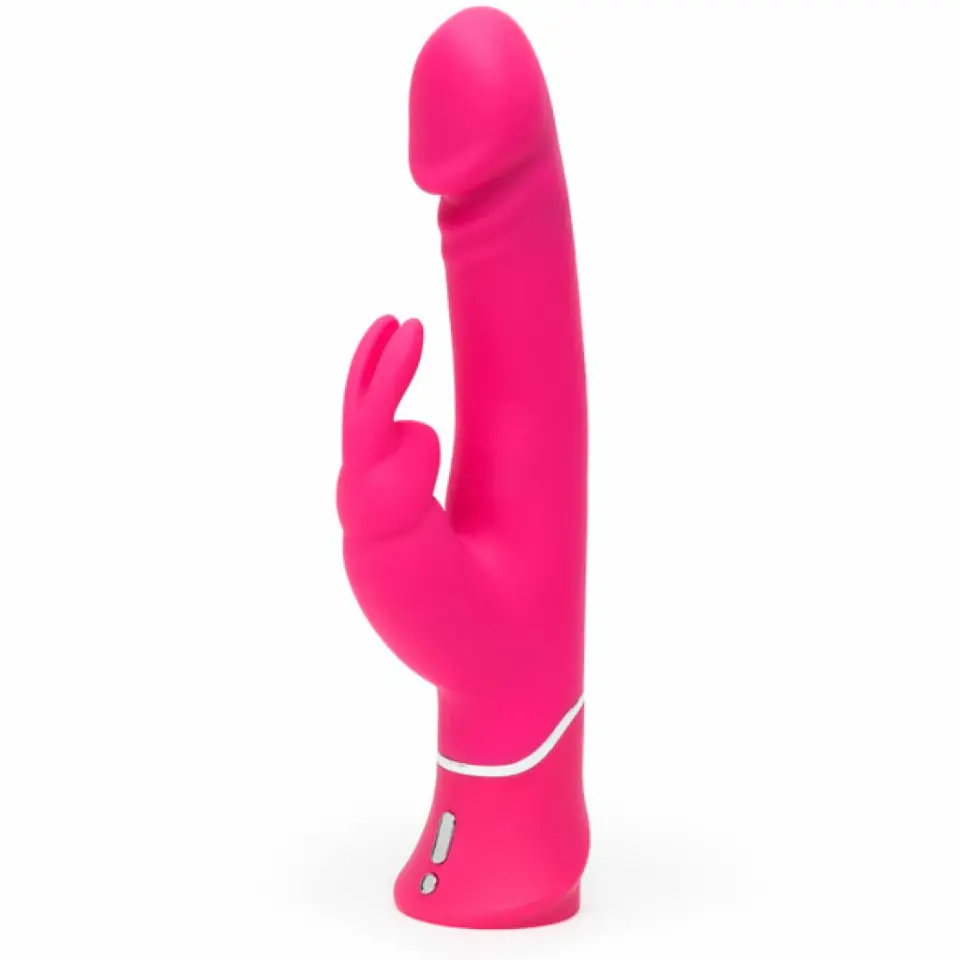 ⁨Wibrator - Happy Rabbit Realistic Dual Density Rabbit Vibrator Pink⁩ w sklepie Wasserman.eu