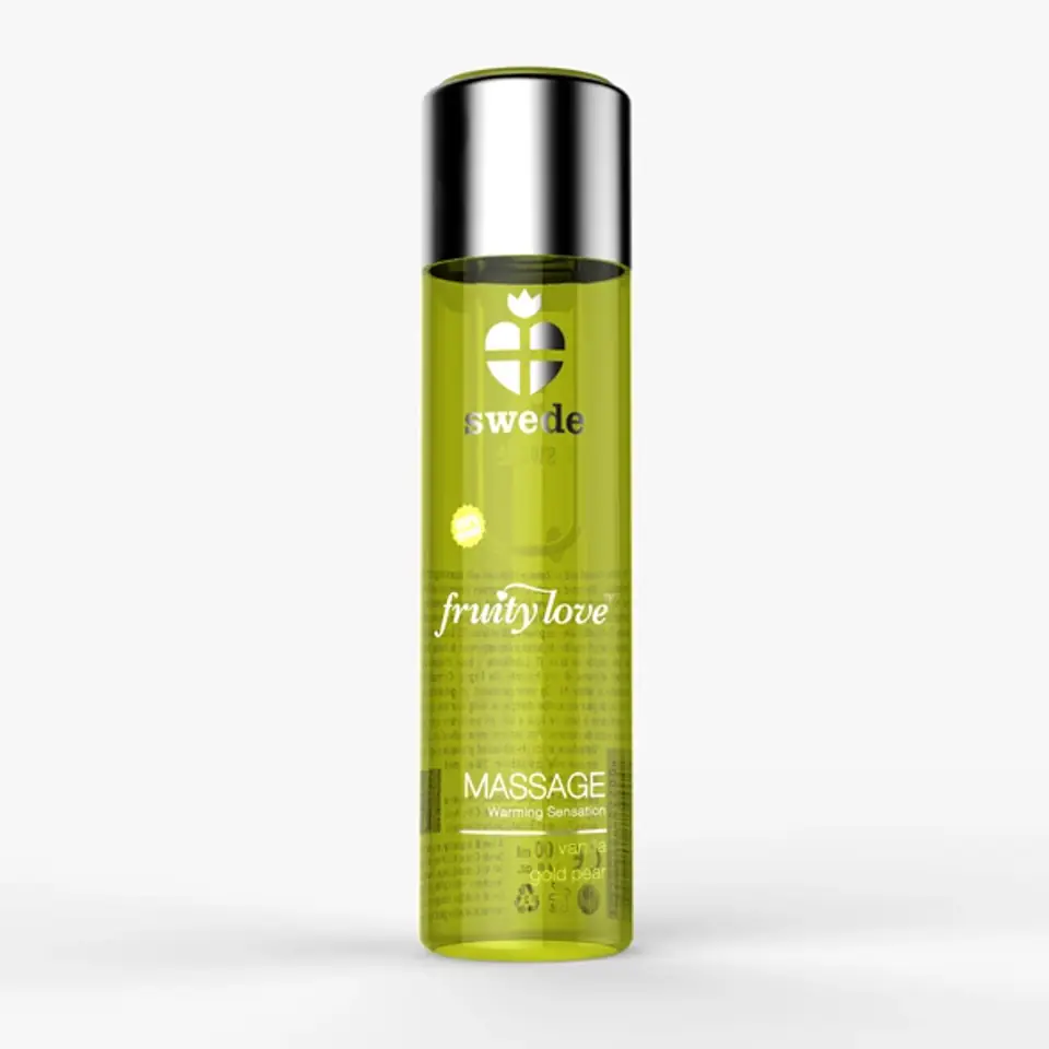 ⁨Swede Fruity Love Olejek do masażu Vanilla Gold Pear 60ml, wegański⁩ w sklepie Wasserman.eu