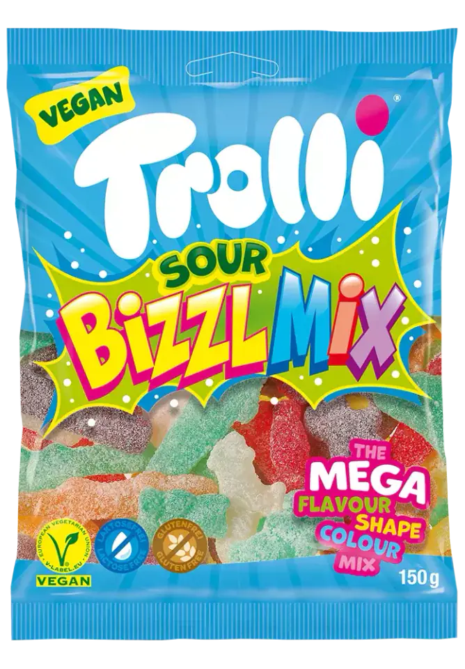 ⁨Trolli Bizzl Mix Żelki 150 g⁩ w sklepie Wasserman.eu