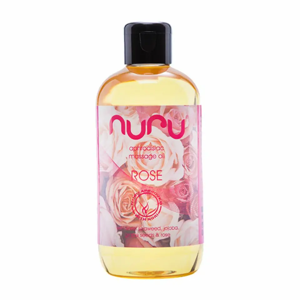 ⁨Olejek do masażu - Nuru Massage Oil Rose 250 ml⁩ w sklepie Wasserman.eu