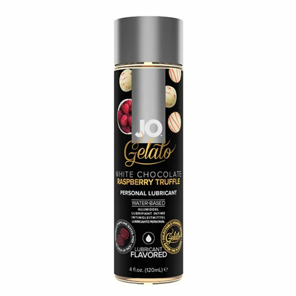 ⁨Lubrykant - System JO H2O Gelato White Chocolate Raspberry Truffle 120 ml⁩ w sklepie Wasserman.eu