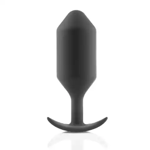 ⁨Plug analny - B-Vibe Snug Plug 6 Black⁩ w sklepie Wasserman.eu