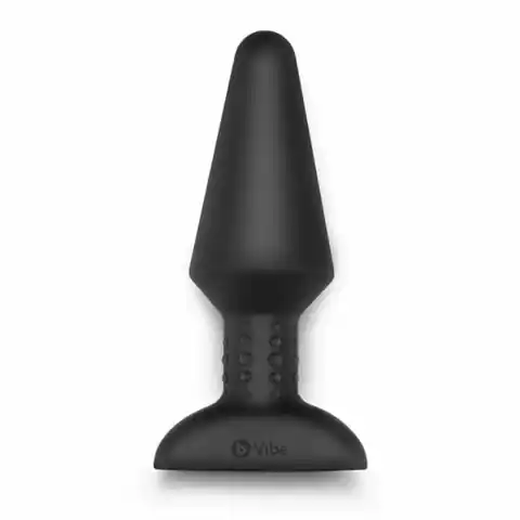 ⁨Zdalnie sterowany plug analny - B-Vibe Rimming Plug XL Black⁩ w sklepie Wasserman.eu