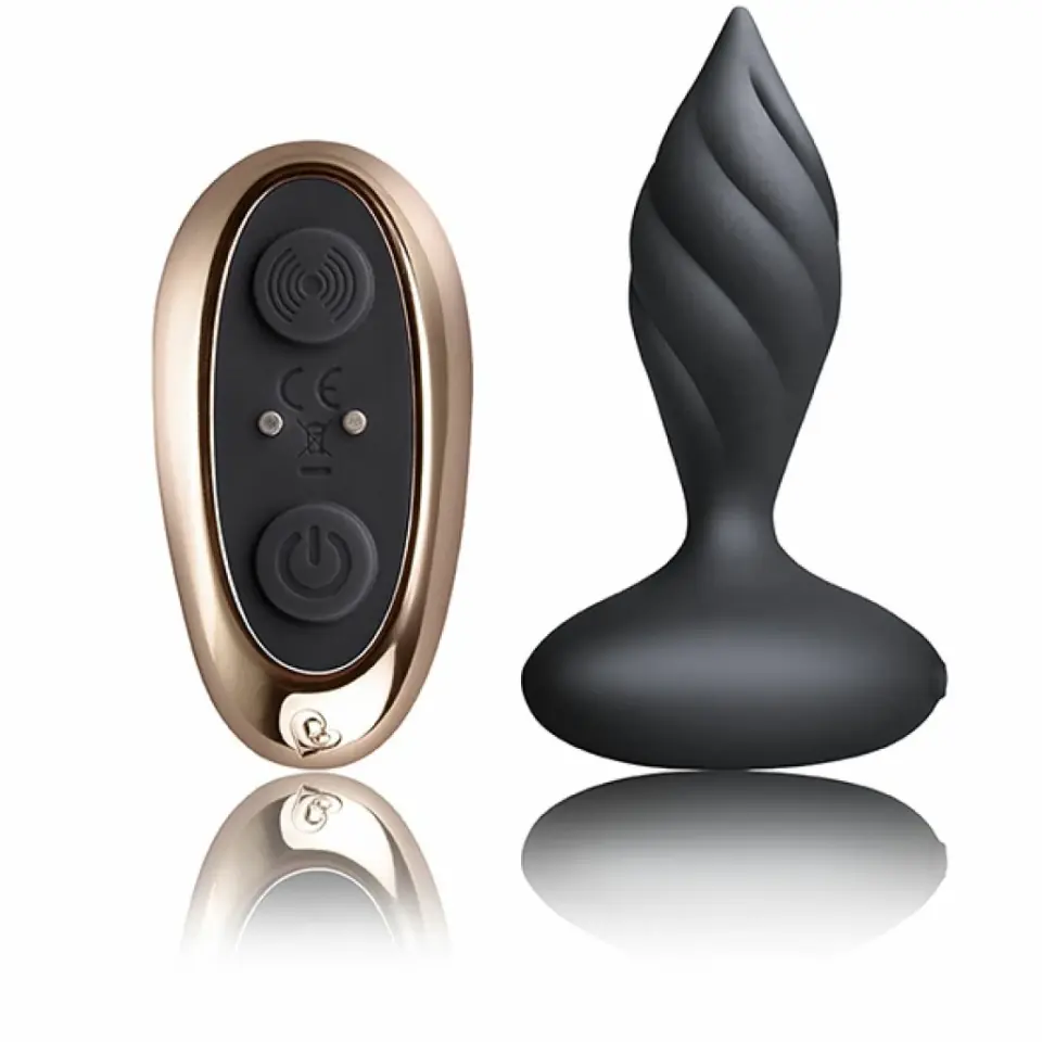 ⁨Plug analny wibrujący - Rocks-Off Petite Sensations Desire Black⁩ w sklepie Wasserman.eu