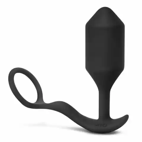 ⁨Plug analny wibrujący z pierścieniem - B-Vibe Vibrating Snug & Tug XL⁩ w sklepie Wasserman.eu