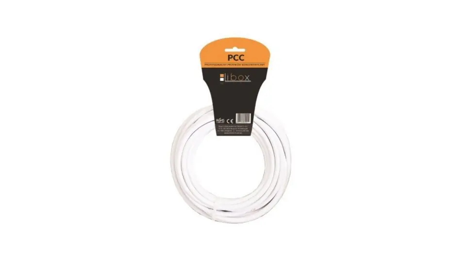 ⁨Coaxial Cable RG6 0.8/4.8 PCC25 LIBOX /25m/⁩ at Wasserman.eu